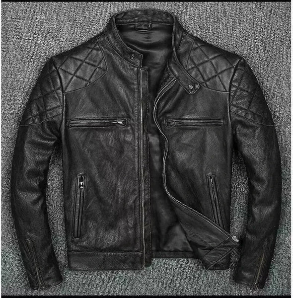 Black Real Sheep Leather Jacket – My Store