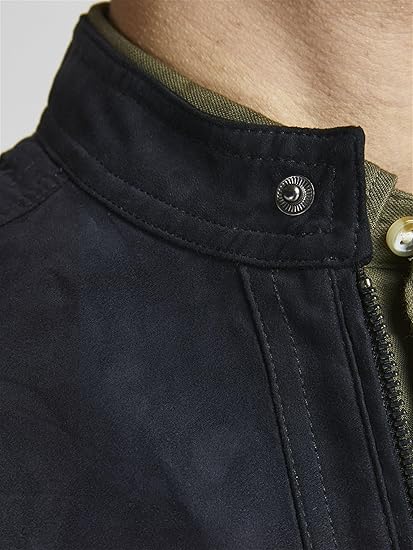Men's Black Casual Jacket - view 3