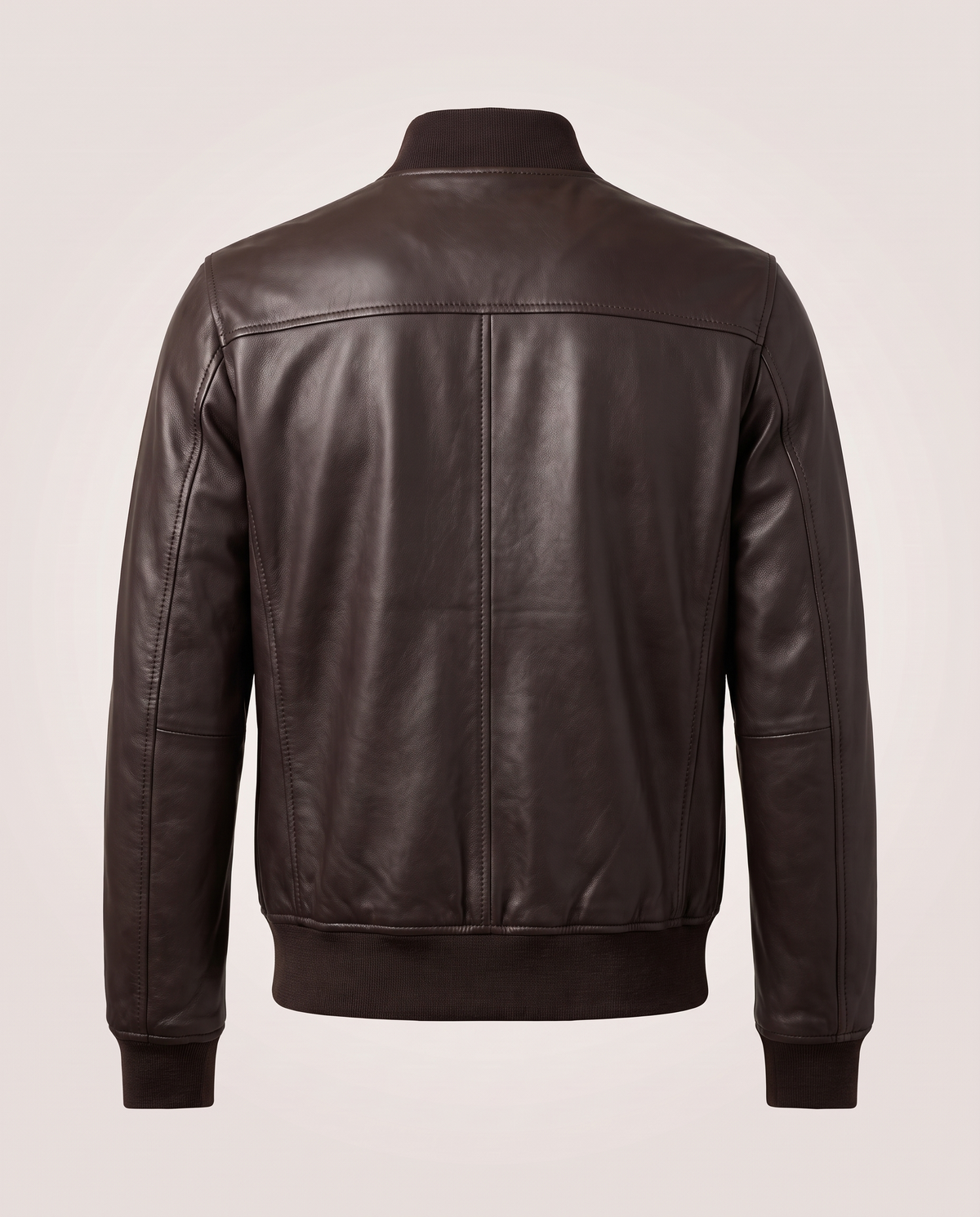 Men's Leather Flight Jacket - back